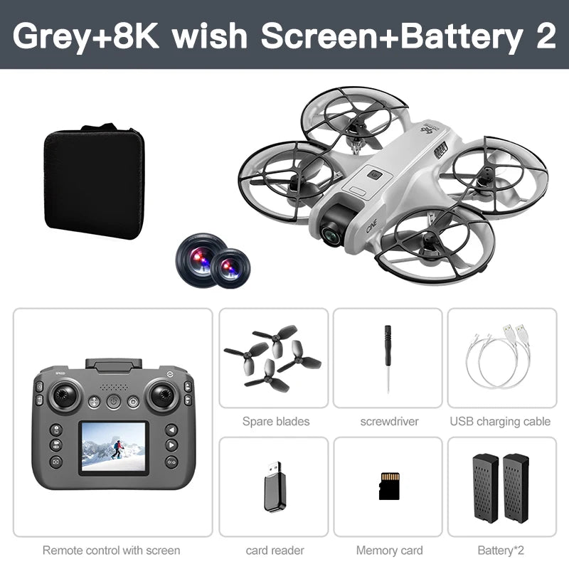 #Color=Grey 8k 2 Batteries,Grigio 8k 2 Batterie