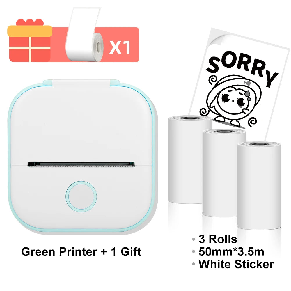 #Color=Green 3 White Rolls,Verde - 3 rotoli bianchi