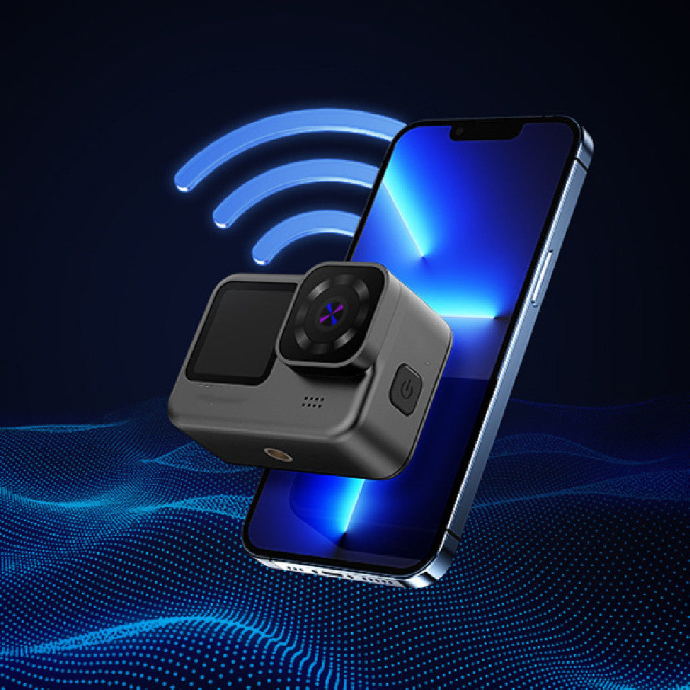 Action Camera Go 4K WiFi Anti-shake con schermo di controllo remoto, impermeabile, videocamera sportiva professionale, registrazione di guida