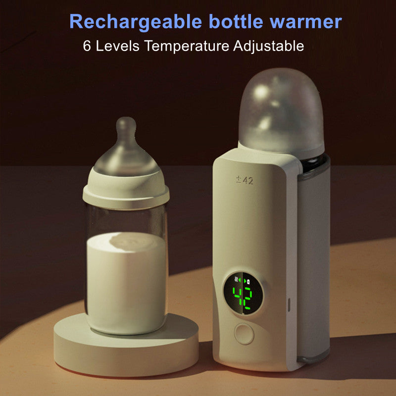 Scalda biberon portatile – Riscaldatore con ricarica USB per temperatura costante e compatibilità universale con i biberon