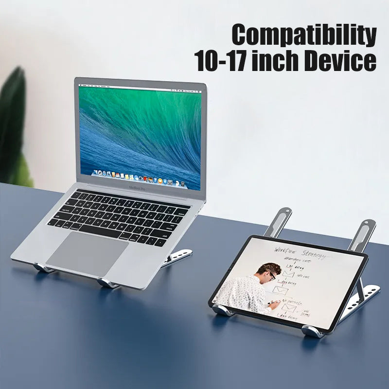Supporto ergonomico per laptop – Base pieghevole in alluminio per notebook