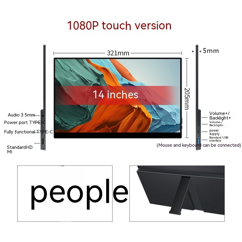 #Color=14inch Touch Version,Versione touch da 14 pollici