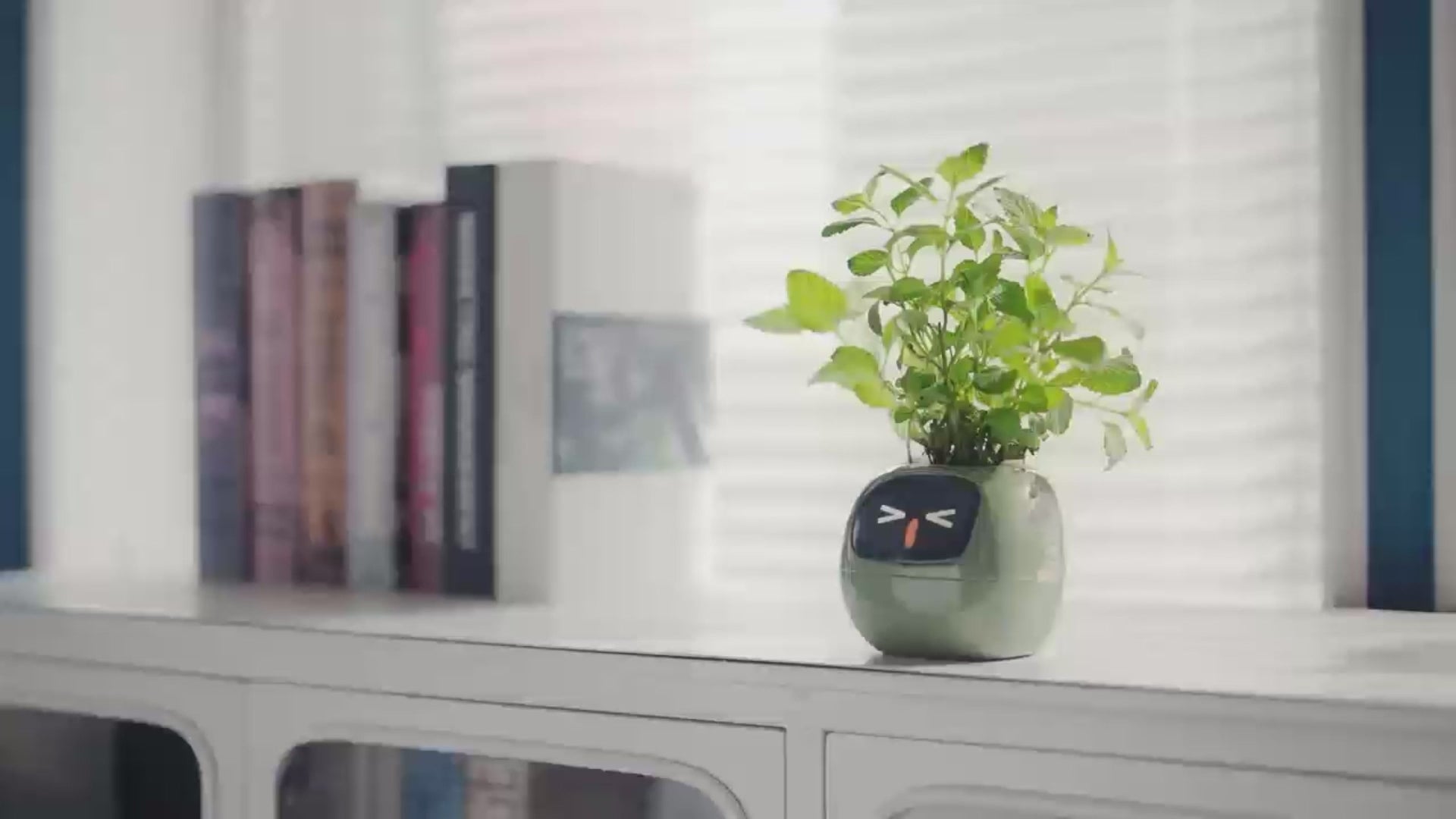 AI Smart Planter - Dispositivo di giardinaggio con interazione gestuale e monitoraggio dell'acqua in tempo reale, vasi intelligenti per la casa intelligente