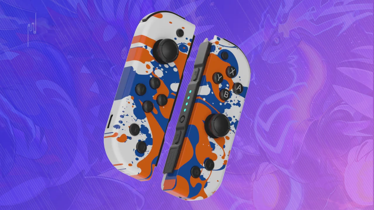 Controller NS Joycons – Gamepad wireless Bluetooth per Switch, vibrazione, turbo, riattivazione, impugnatura da gioco e controllo joystick